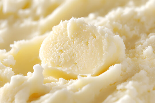 Texture of shea butter, closeup	
