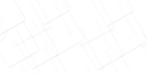 Abstract technology concept white template illustration and Geometric background. Modern and seamless stripe geometric line covered white abstract white square shape with futuristic.