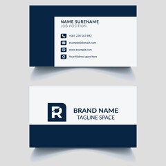 Business card template, Clean professional business card template, visiting card, business card design template.