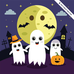 Halloween concept illustration design 