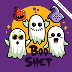 Halloween concept illustration design 