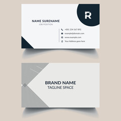 Business card template, Clean professional business card template, visiting card, business card design template.