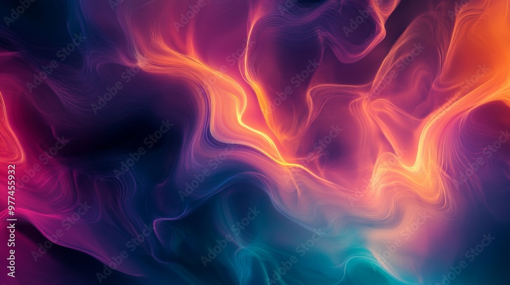 Aufkleber A high-quality image of an abstract background with a mix of light and dark gradients, creating a dramatic and sophisticated atmosphere for creative projects