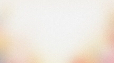 A warm, blurred abstract gradient background with soft yellow and pink hues, copy space