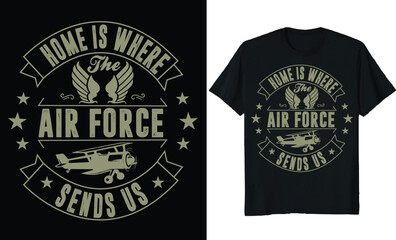 air force t-shirt design