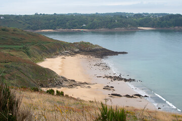 Joli paysage de mer le matin en Bretagne