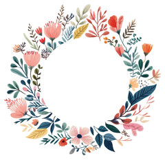 A white circle in the middle of a cute