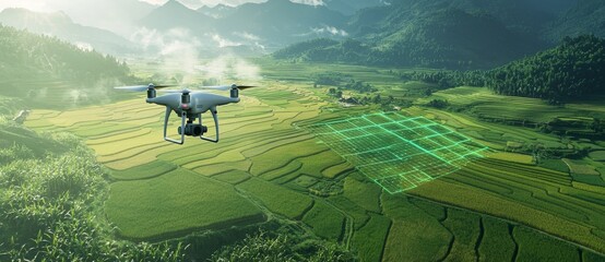 Agriculture drones are used in many fields including research analysis, safety, rescue, soil hydration monitoring, yield prediction on tablets, and sending data to smart farmers.