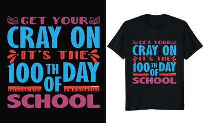 100 days t-shirt design
