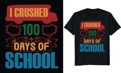 100 days t-shirt design