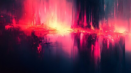 Fototapeta premium a futuristic glitched painted background