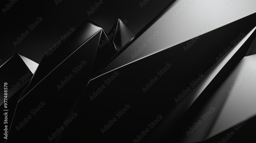 Poster Structure of network connections. Big data complex black compounds. Digital abstract background. Science background. 3D rendering.