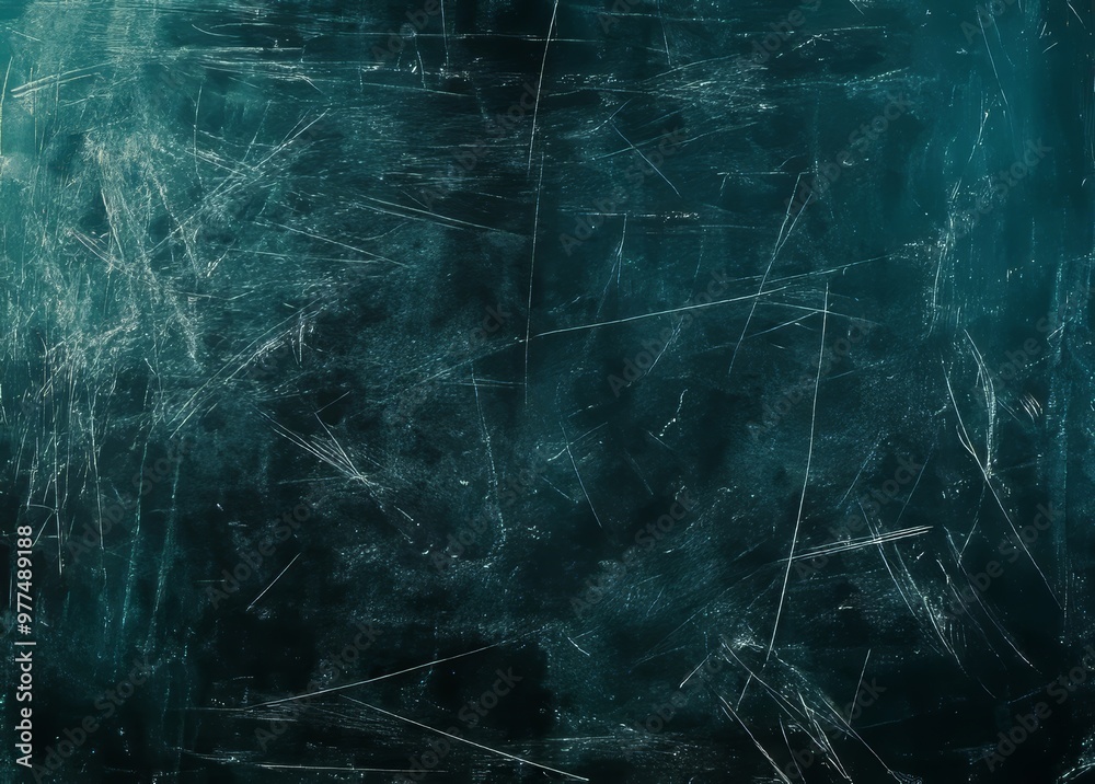 Aufkleber the dust scratches overlay has a grungy texture. dark distressed faded filter with smeared dirt nois