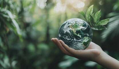 On a green background, the ESG icon depicts the environment, society and governance relationship. Natural gas is a sustainable and ethical technology.