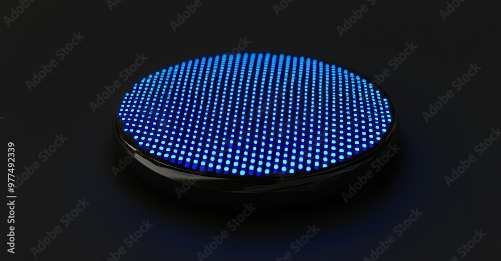 Aufkleber The target area of the search and the subject of the scan element on an isolated black background. Motion graphics. It is of sci-fi and future technology.