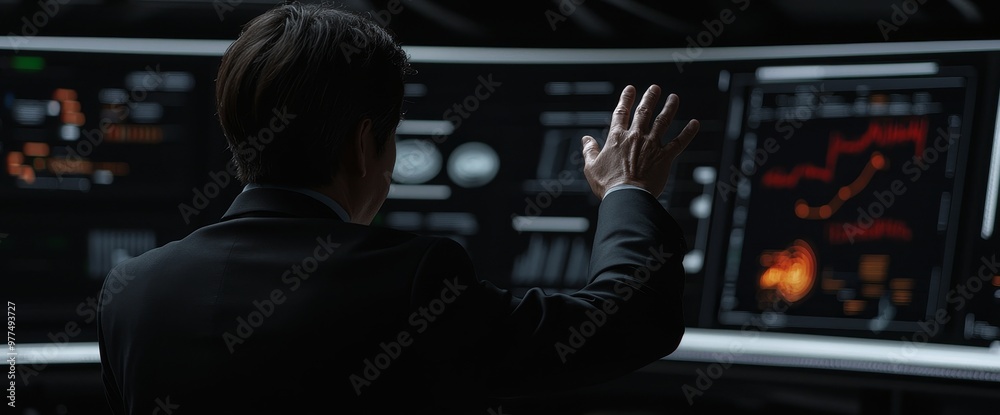 Aufkleber An analyst would make a report with KPIs and metrics connected to a database. He would make a strategy for finance, operations, sales, and marketing related to this system.