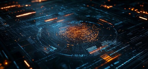 Based on a stock image of a modern digital abstract 3D background.