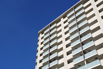 Fototapeta premium マンション写真。不動産関連の素材、建築写真の事例などに最適です。