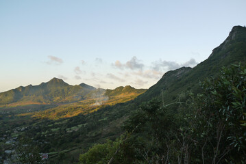 Fototapeta premium Paysage paradisiaque avec Montage