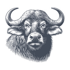 buffalo vector illustration