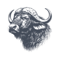 buffalo vector illustration