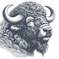 buffalo vector illustration