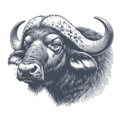 buffalo vector illustration