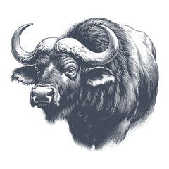 buffalo vector illustration
