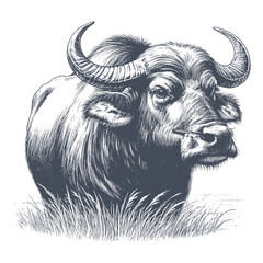 buffalo vector illustration
