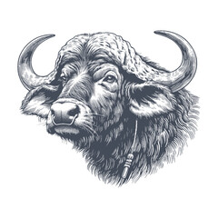 buffalo vector illustration