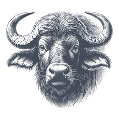 buffalo vector illustration