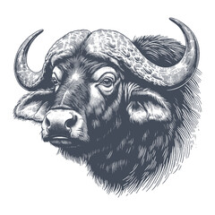 buffalo vector illustration