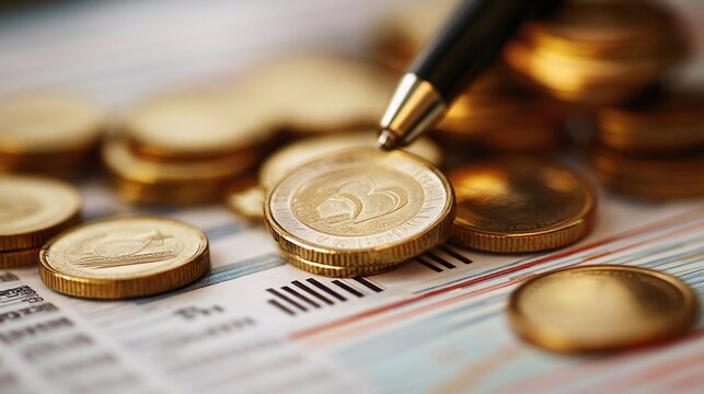 scene of effective expense management through cost reduction strategies in times of economic recession, showcasing how businesses can navigate financial challenges