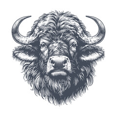 buffalo vector illustration