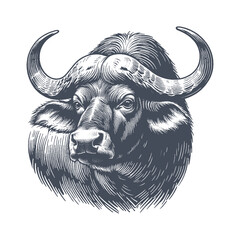 buffalo vector illustration