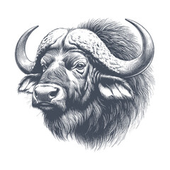 buffalo vector illustration