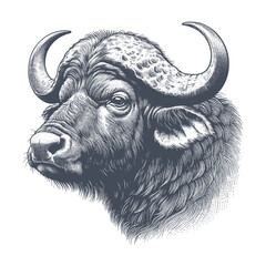 buffalo vector illustration