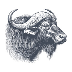 buffalo vector illustration