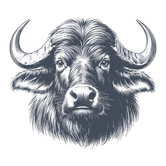 buffalo vector illustration