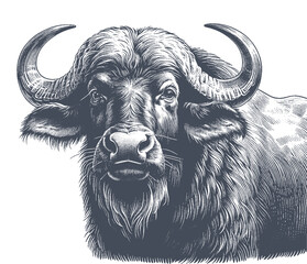 buffalo vector illustration