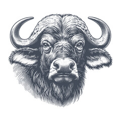 buffalo vector illustration