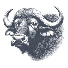 buffalo vector illustration