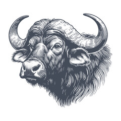 buffalo vector illustration