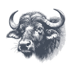 buffalo vector illustration