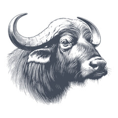buffalo vector illustration
