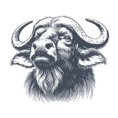 buffalo vector illustration