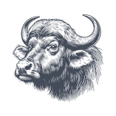 buffalo vector illustration