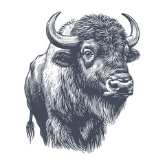 buffalo vector illustration
