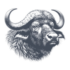 buffalo vector illustration