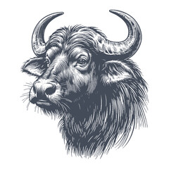 buffalo vector illustration